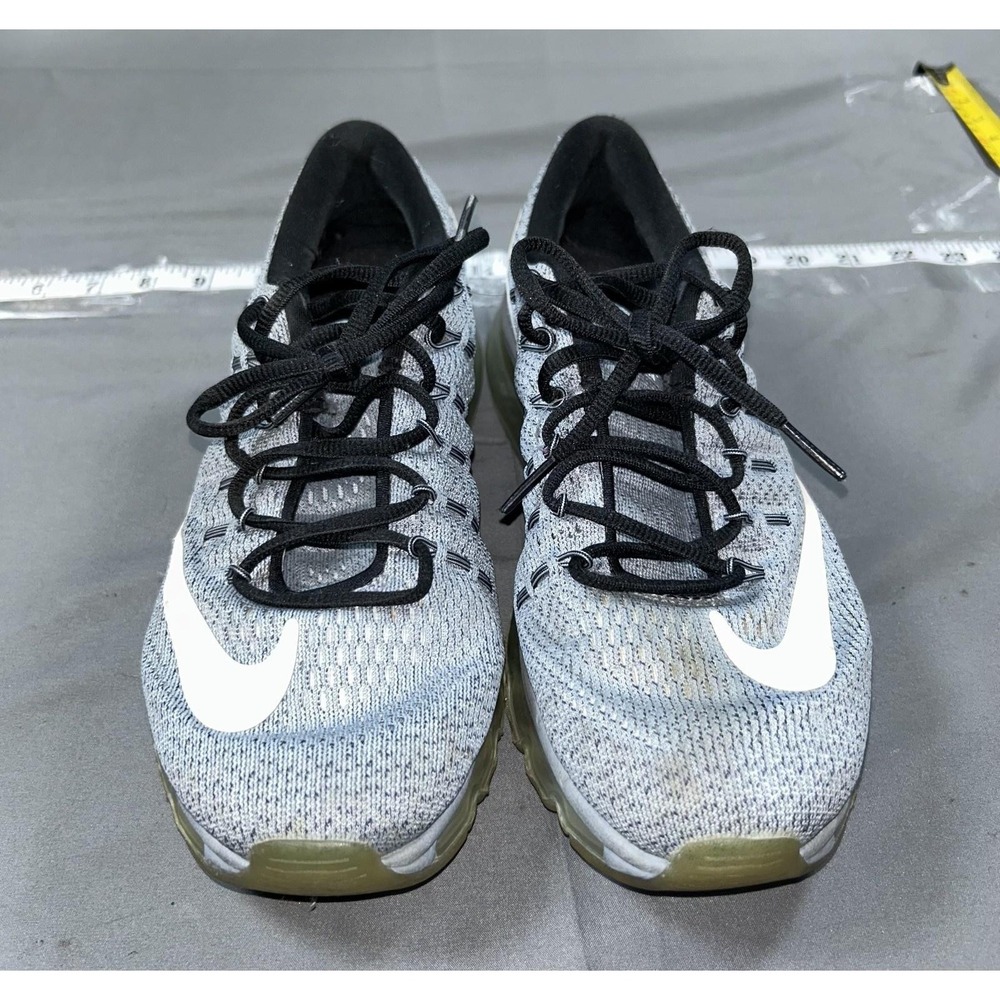 Nike Air Max 2016 Shoes Womens Size 7.5 Gray White Running Sneakers 806772-405
